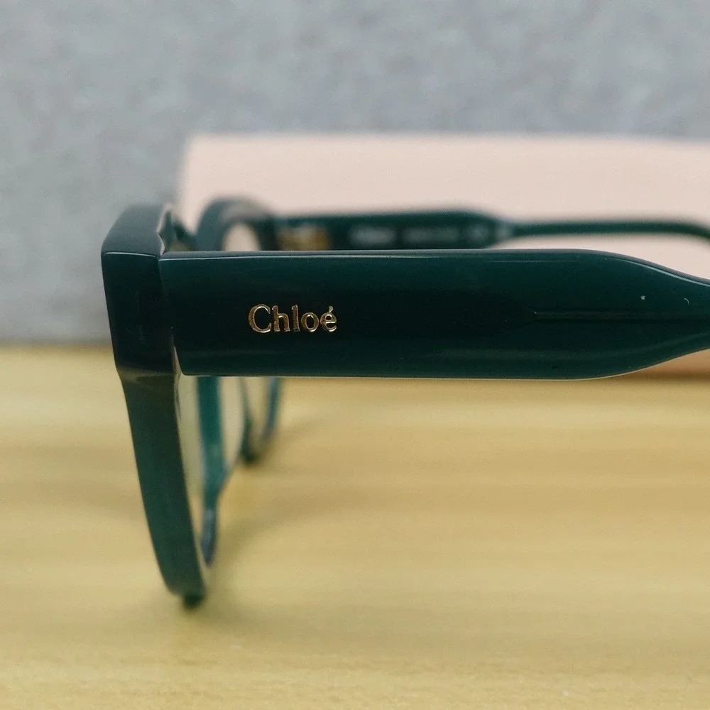 CHLOE CH0162O 004 EYEGLASSES FRAMES Green W/CASE 48-19-140 Made in Italy